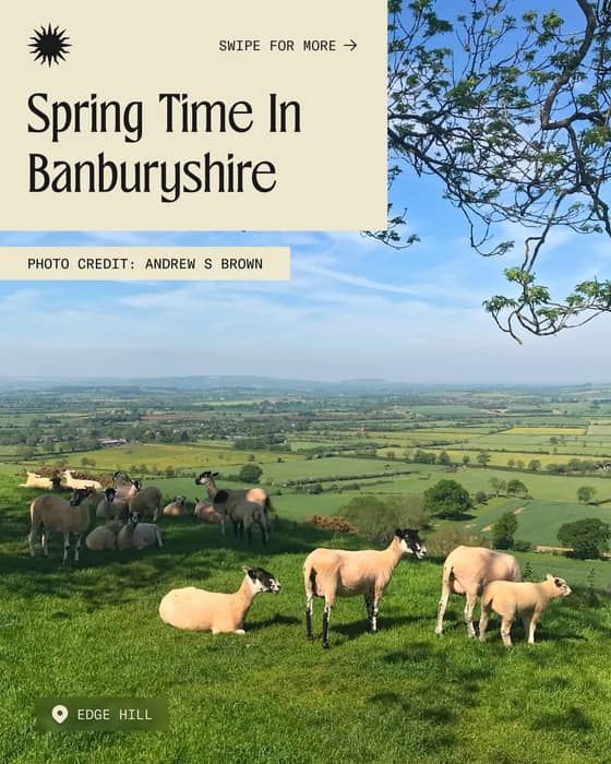 🌞The landscape across North Oxfordshire is undergoing its annual transformation. From the vibrant green of the budding hedgerows to the soft light stretching across the ironstone ridges, the countryside around Banbury is at its most photogenic.
📸All images in this series are captured by Andrew S Brown @banburyshire_photos. Images might be from previous years.